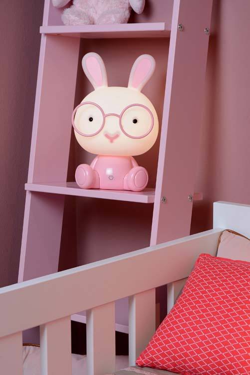DODO Rabbit - Tafellamp Kinderkamer - Dimb. - 3 StepDim - Roze