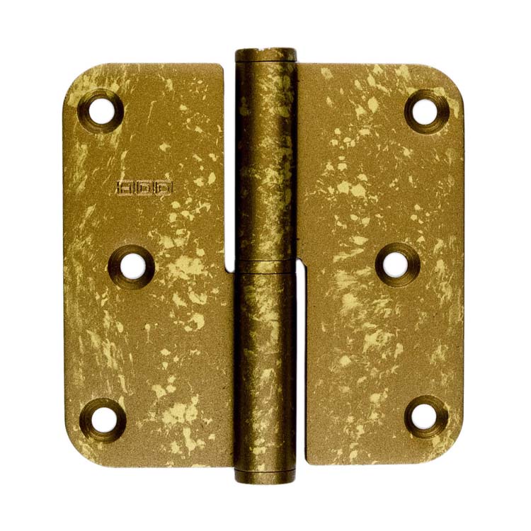 Paumelle 80x80x2.5 vieux jaune droite