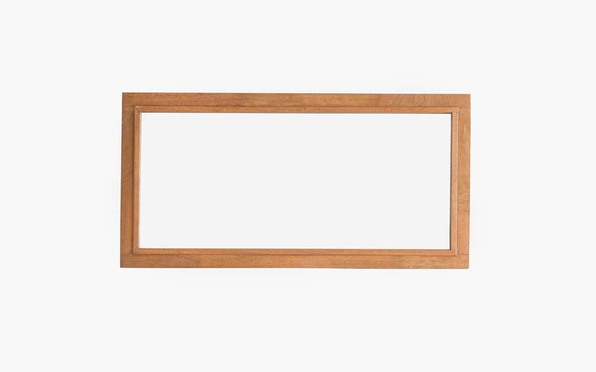 Vast raam Trae Meranti hout 46mm naturel B1500xH500mm