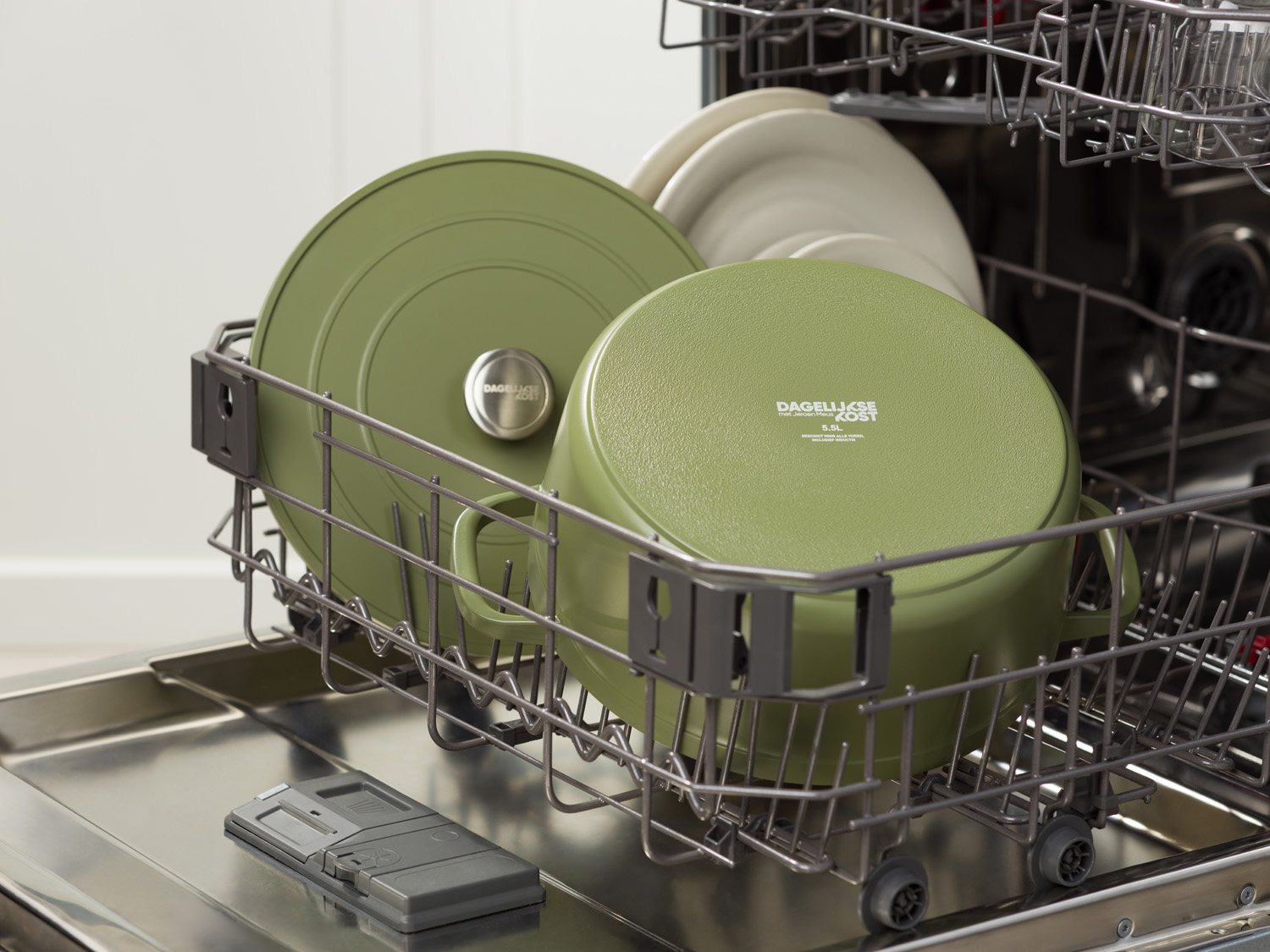 Stoofpot met deksel Dagelijkse Kost Proline matcha Ø26cm keramische antikleef