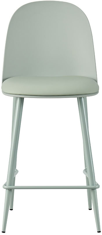 Chaise de bar Renilde gris-vert