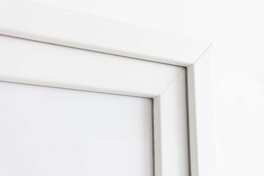 Buitendeur Lumeo PVC mat glas wit 1100x2100mm rechts