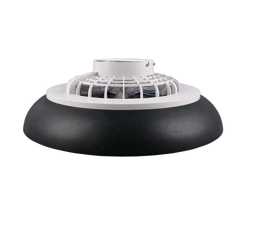 Plafonnier/ventilateur - Ø60cm - LED dimmable - CCT - 1x34W - 2700/6500K + RVB - noir