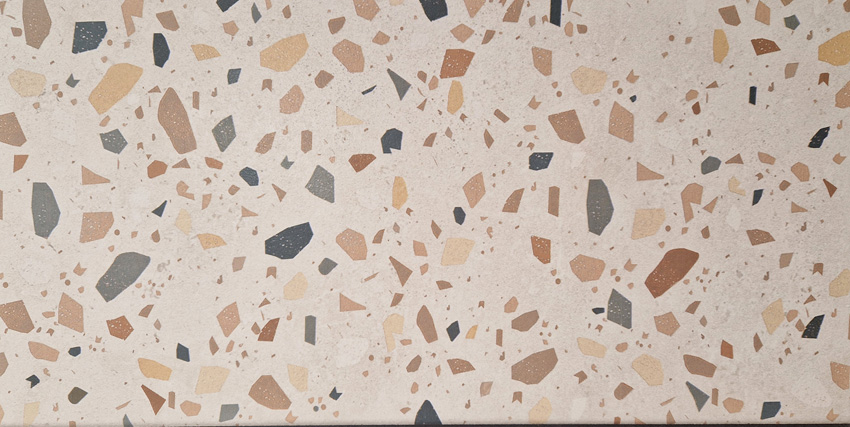 Carrelage mural Sorrento mat terrazzo 31x62cm