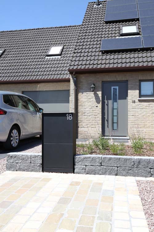 Boîte à colis ONZO (eSafe) Dropbox Medium Back noir