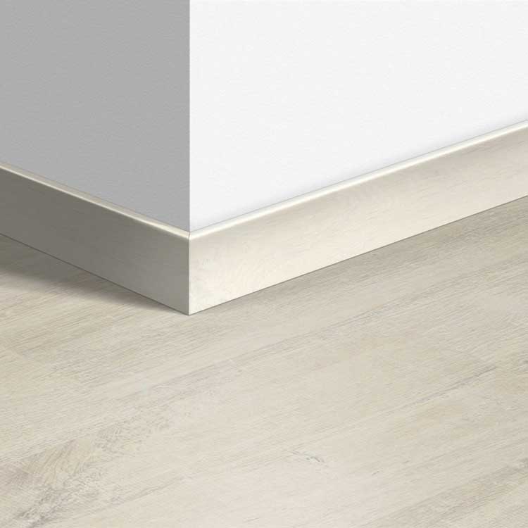 Plinthe standard Quick-Step 58 x 12 x 2400 mm Chêne Charlotte blanc