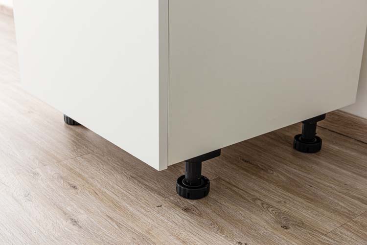 Keukenkast Plenti kolomkast voor oven en koelkast wit 60x208cm