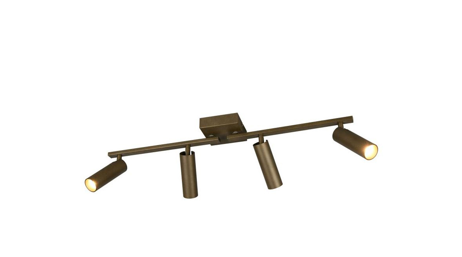 Spots en saillie - bronze - 66x15x17cm - dimmable - 4xGU10 max. 5W