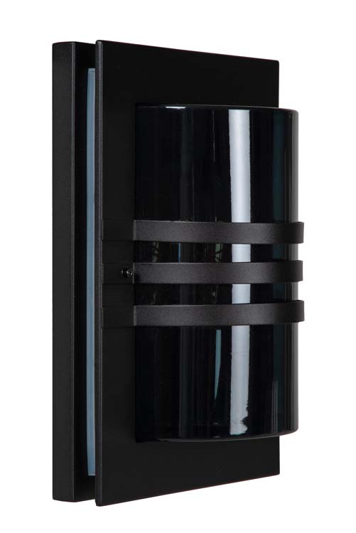 Lucide PRIVAS - Applique murale Extérieur - H33 cm - E27 - IP44 - Noir