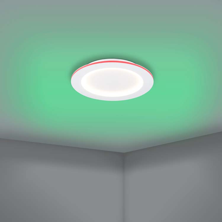 Plafonnier - blanc - Ø45cm - dimmable - LED - 1x26,5W - 2700-6500K + RGB