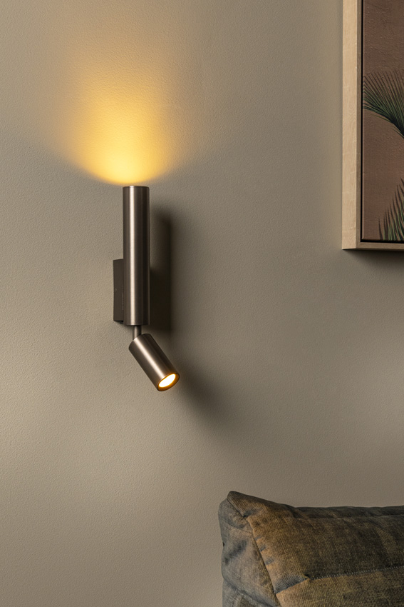 Lucide Essential Otimo - Spot mural/applique murale - 2xGU10 (MR16) - Café