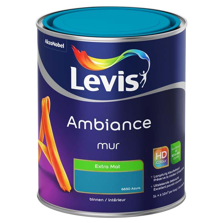 Levis Ambiance muurverf extra mat 1l azura