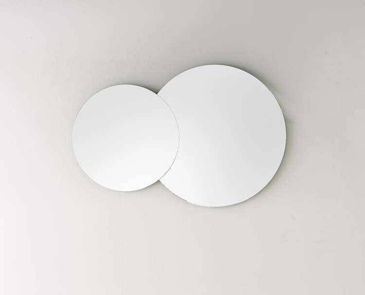 Miroir Cloud rond LED + anti-buée Ø60+Ø80cm