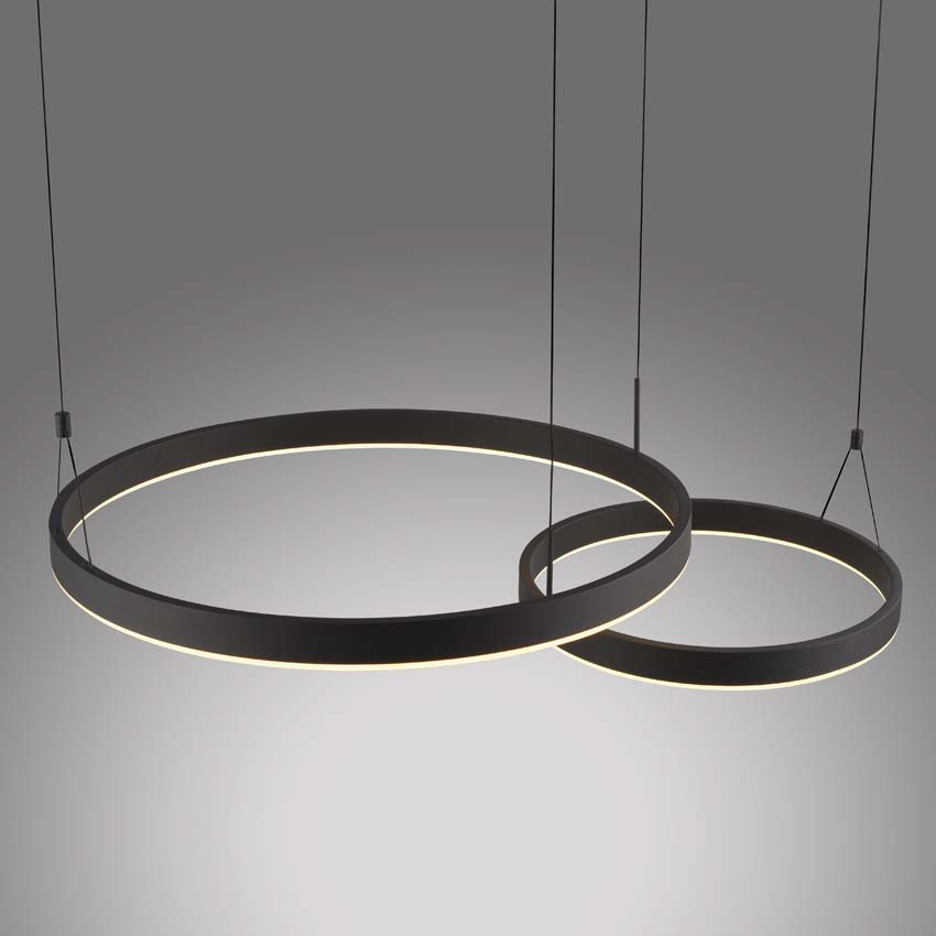 Hanglamp - dimbaar - 1x25W/1x16W - incl lamp - wit - 2200 lumen - 2700-5000K