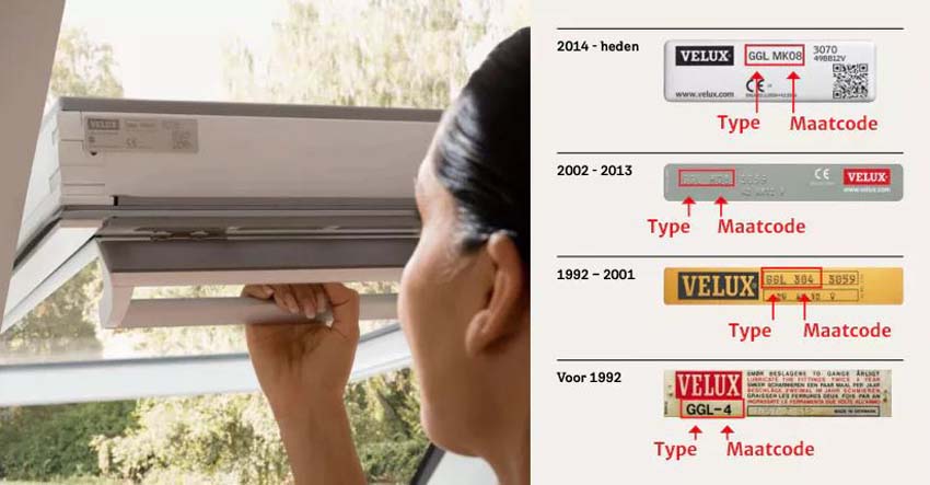 Store enrouleur Velux occultant à commande manuelle bleu foncé PK04 1100SWL