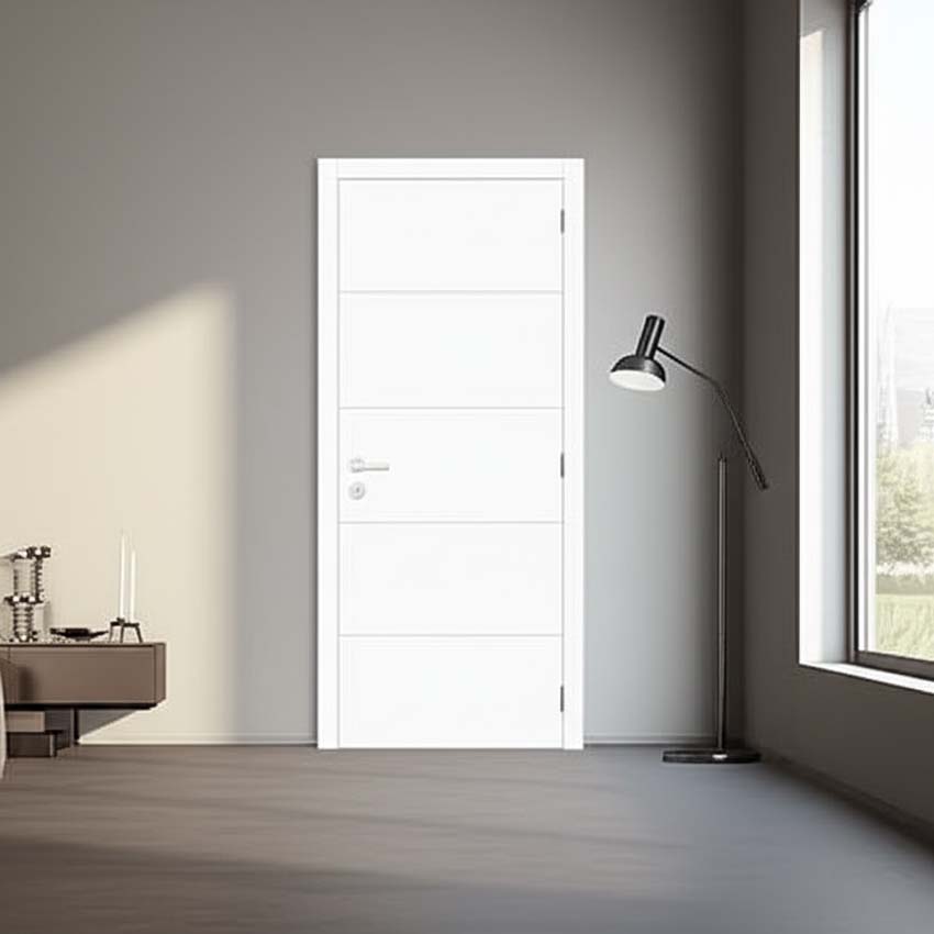 Complete schilderdeur Moderne Horizontale 780mm HONINGRAAT