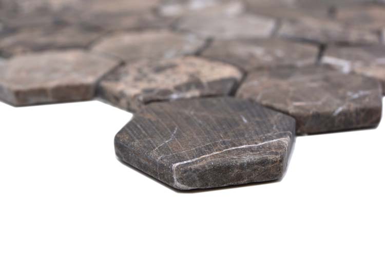 Mosaïque Hexagon Impala mat 29,8x30,5cm