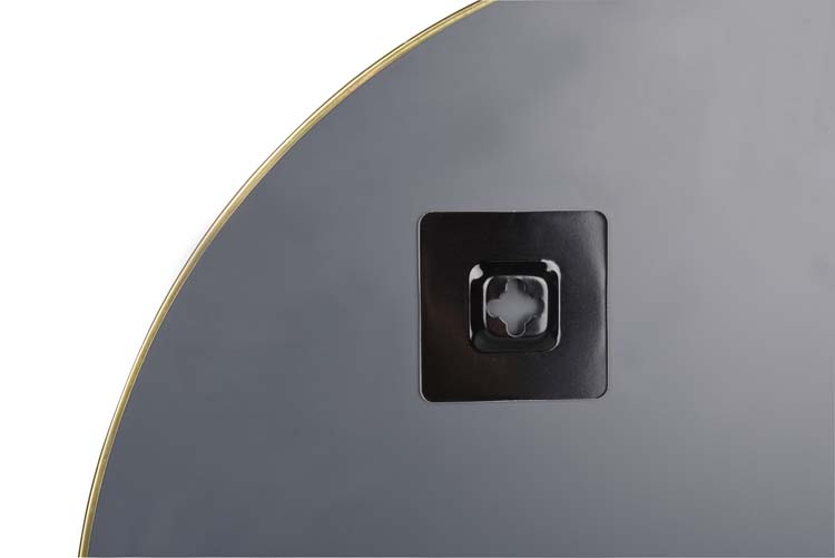 Miroir rond doré Ø50cm