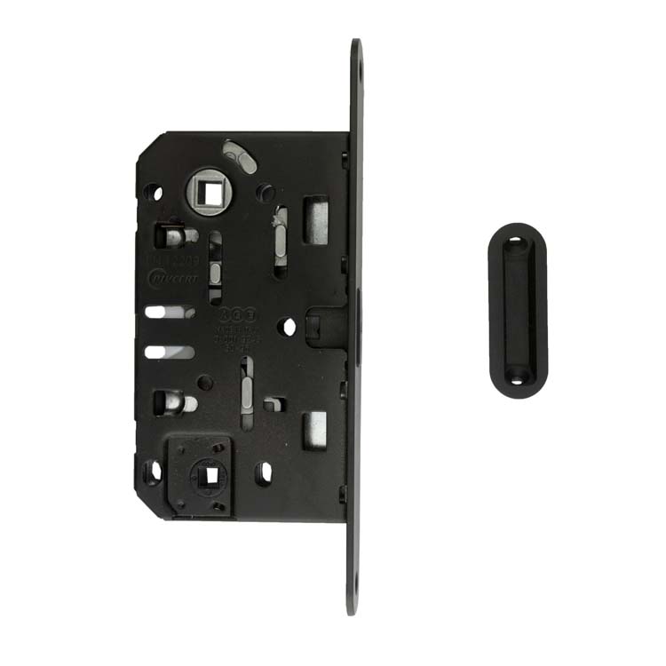 Magneetslot AGB 18mm voorplaat zwart WC 96mm