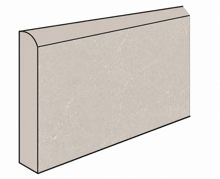 Plint Lessa Marmi wit 7x60cm