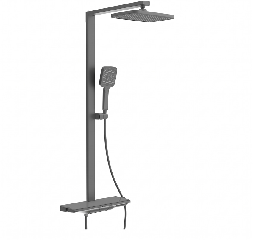Colonne de douche Hein thermostatique graphite mat