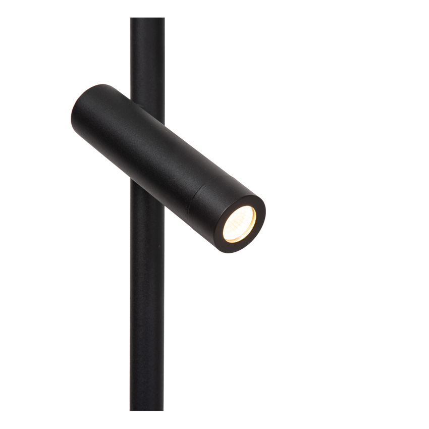 Lucide Essential Ortolan - Vloerlamp - LED dimbaar - CCT - 2700K/4000K - Zwart