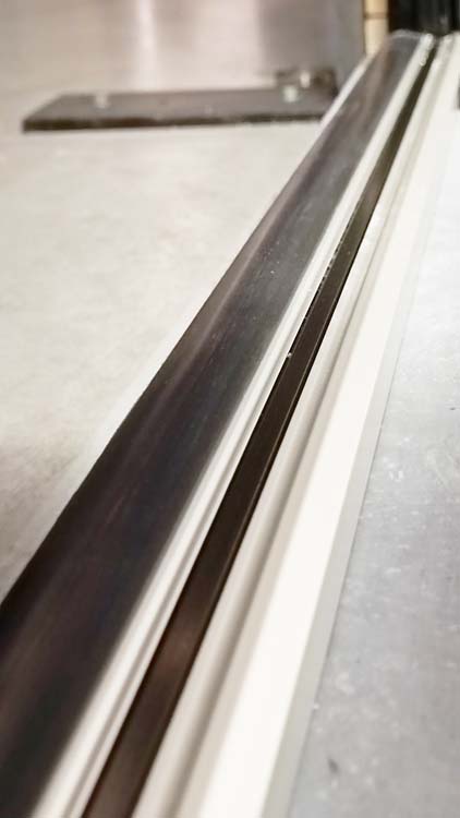 Porte extérieure alu Evora anthracite G sur mesure