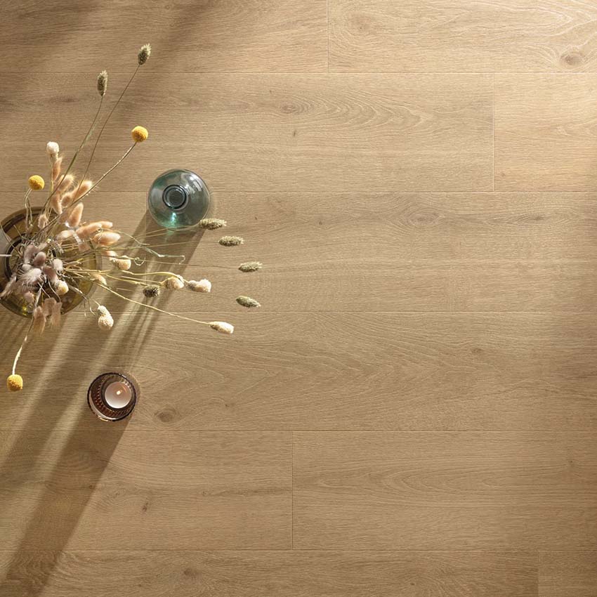Vinyl vloer Floorify Apple Crumble plank 4mm lichtbruin 121,9x17,8cm Vinyl vloer Floorify Apple Crumble plank 4mm lichtbruin 121,9x17,8cm