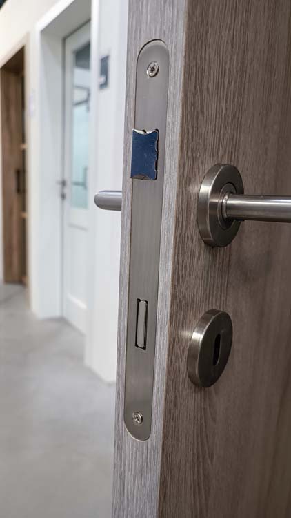 Complete binnendeur Reale Alpino grijze eik 201,5x78cm honingraat verticaal omkeerbaar + deurkast 16,5cm