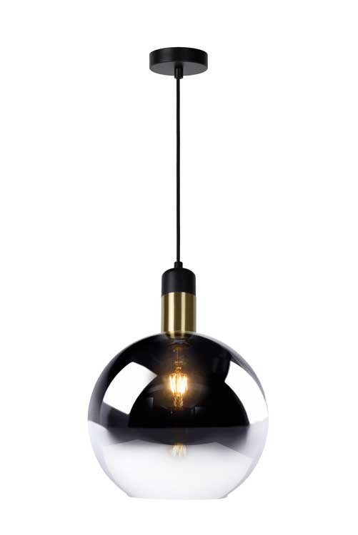 Lucide JULIUS - Hanglamp - Ø 28 cm - E27 - Fumé
