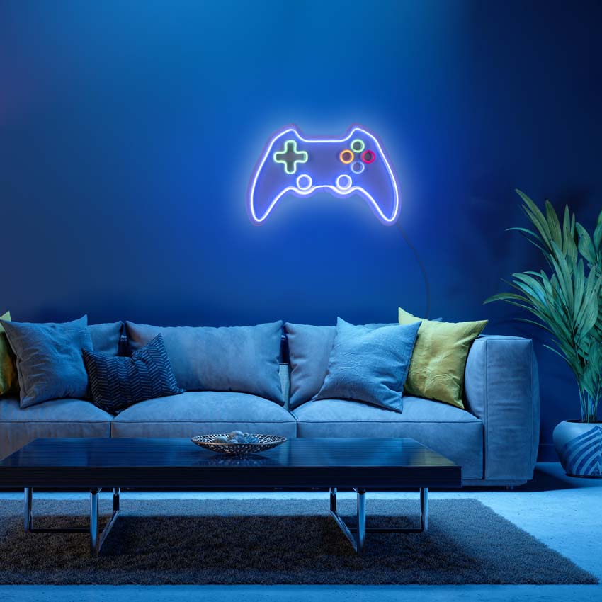 Wandlamp - neon game - 7W