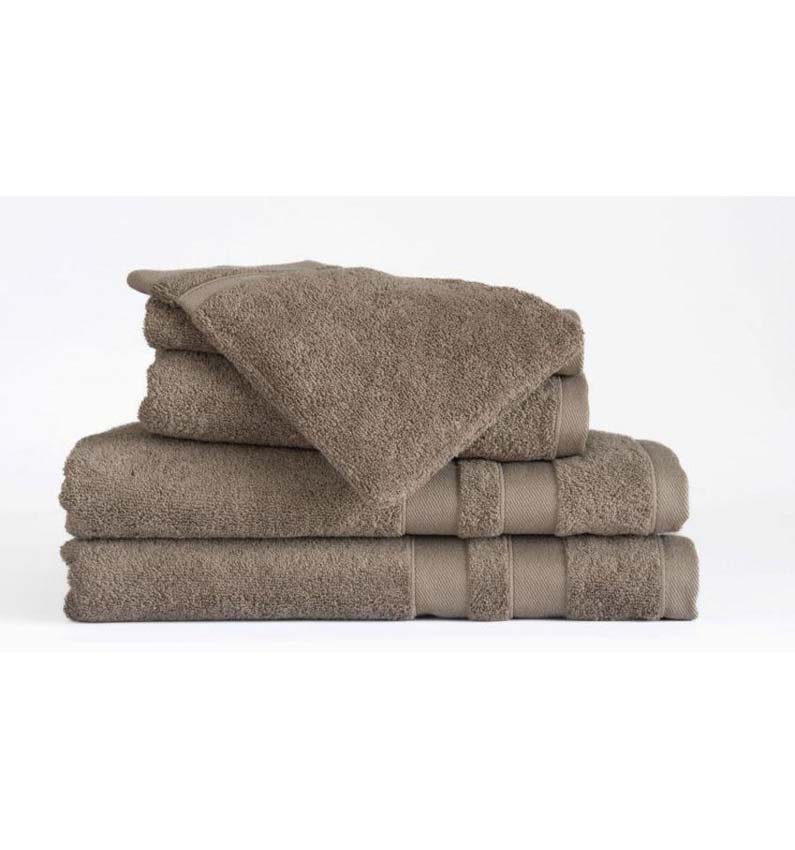 Handdoek Cosibel katoen wood 50x100cm hotelkwaliteit