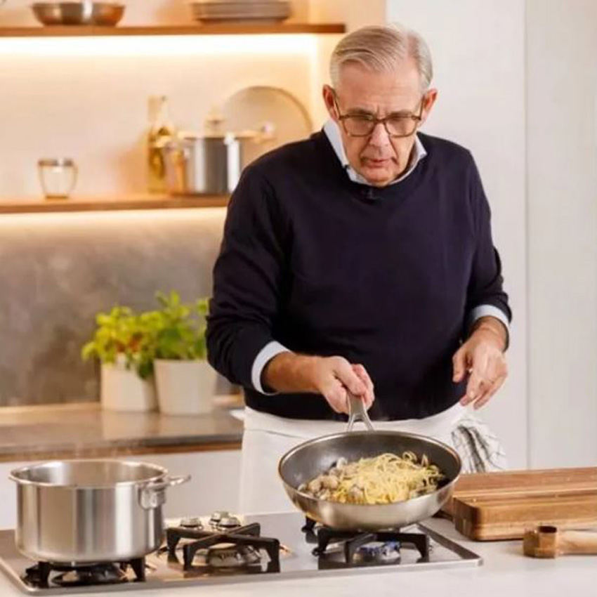 Wok BK Peter Goossens Maestro Durabond RVS Ø28cm