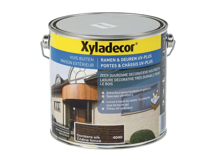 Xyladecor Portes et fenêtres UV, plus 4040 Chêne foncé 2.5L