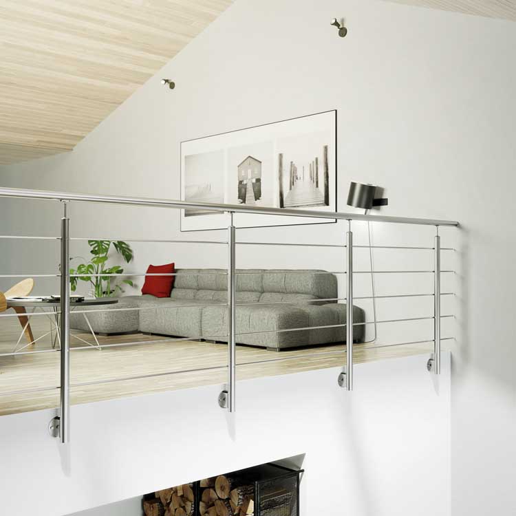 Kit Lewano INOX A304 250cm - fixation latérale
