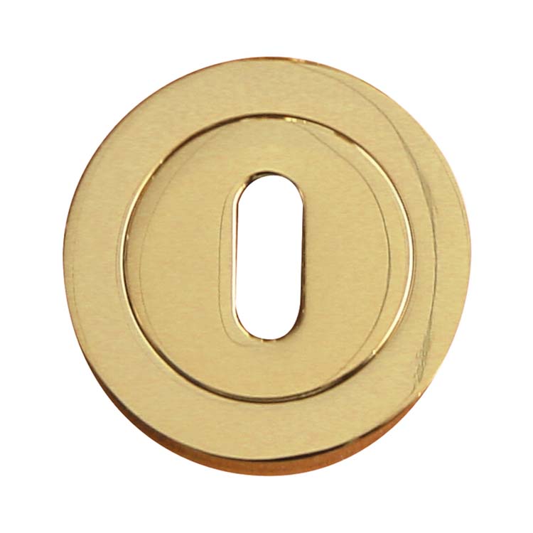 Entrée de clé pro rond rosace tournante titanium