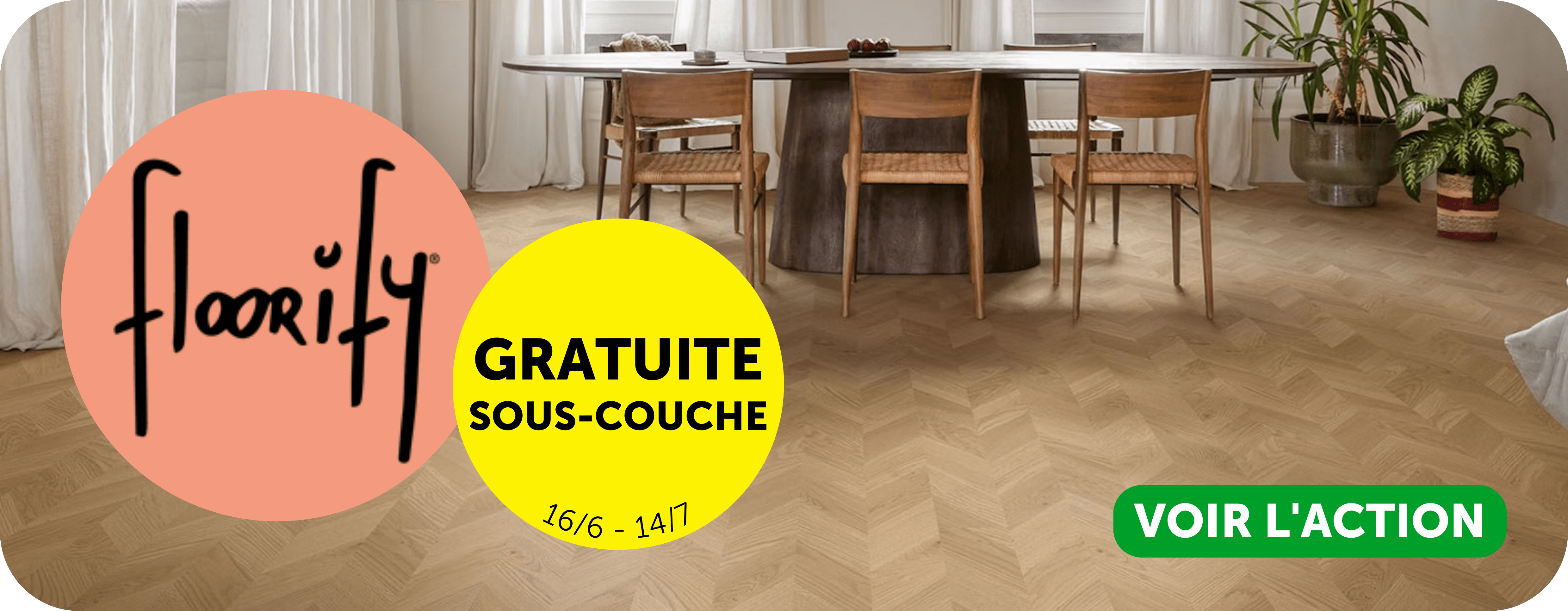 Sous-couche gratuite Floorify