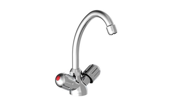 Robinet de cuisine basse pression Perdita chrome