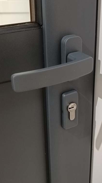 Buitendeur alu Aveiro antra R 960X2180 mm