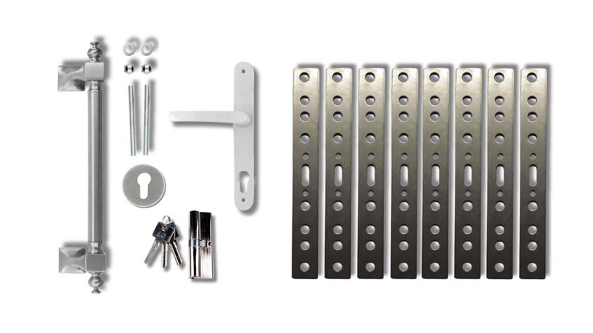 Accessoires pour les portes en PVC Authentica tirant + clinche + pat.