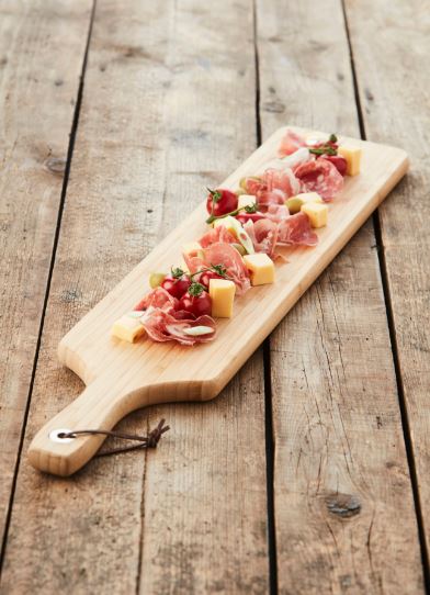 Planche de service en bambou 100% FSC 75 x 14 x 1,8 cm