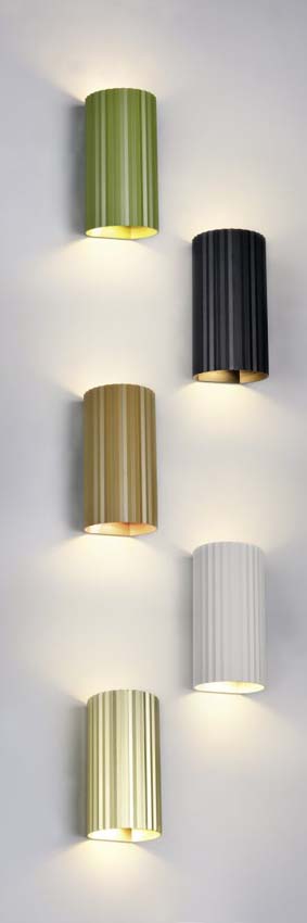Applique murale - Café - 9,5x18x8cm - Dimmable - GU10 - 2x10W
