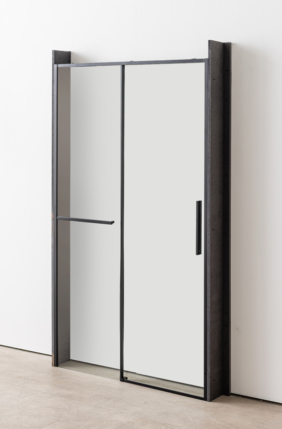 Doucheschuifdeur Ulani zwart 138-140x200cm