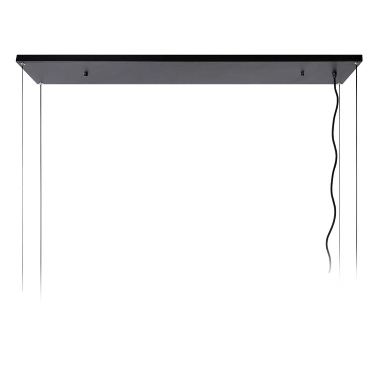 Hanglamp - zwart - 110x22x160cm - 6xGU10 - 35W