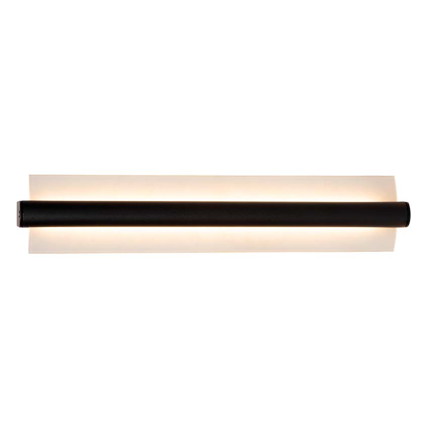 Lucide WANDA - Applique murale Salle de bains - LED - 1x15W 3000K - IP44 - Transparent