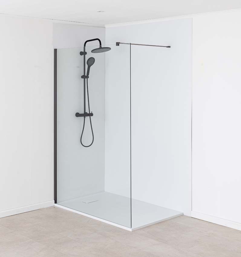 Douchepaneel Milo Slate SMC mat wit 152,4x243,8cm