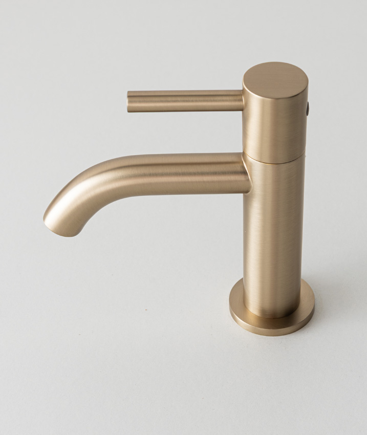 Koudwaterkraan Maddi brushed champagne