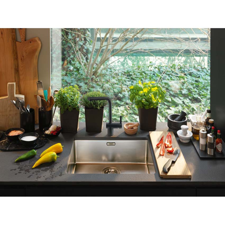 Robinet de cuisine Franke Atlas Neo noir