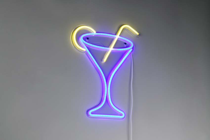 Applique murale - Cocktail - 32,5x1x43cm - LED - 1x5W