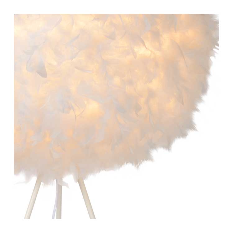 Lucide GOOSY SOFT - Lampadaire - Ø 50 cm - E27 - Blanc